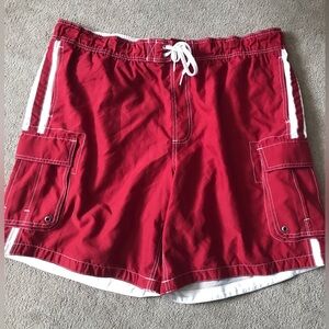 Mossimo red bathing trunks xxl